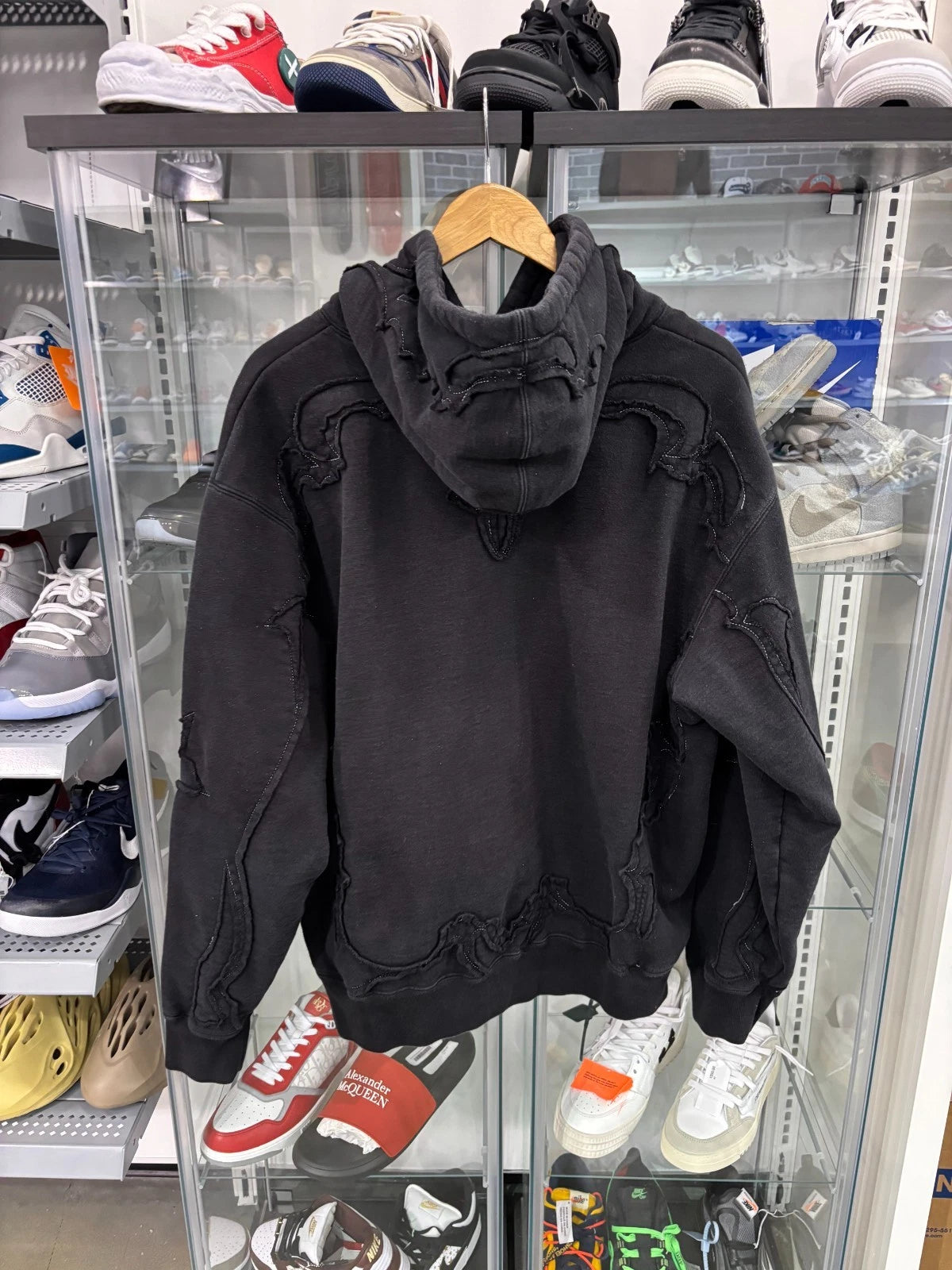 Supreme Western Cut Out Hooded Sweatshirt Black