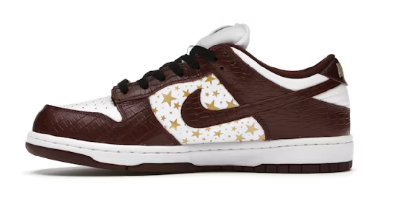 Nike SB Dunk Low Supreme Stars Barkroot Brown